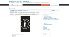 Desktop Screenshot of florian-oeser.de